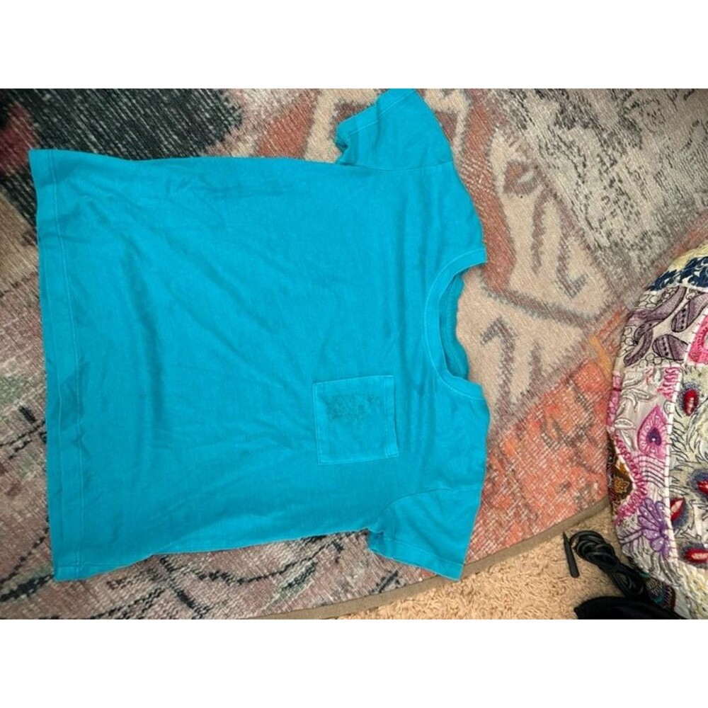 Cat and jack blue shirt